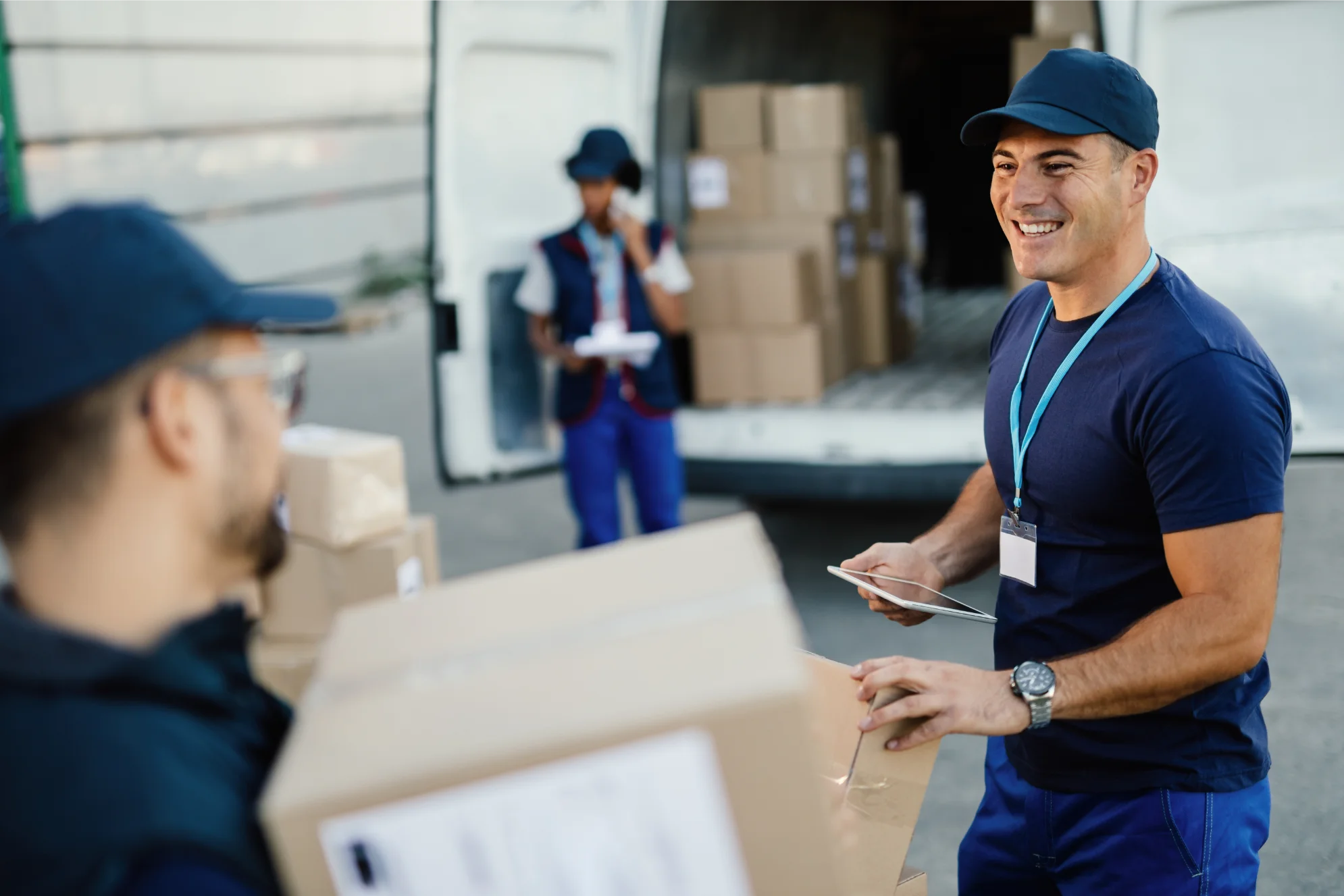 on-demand material delivery